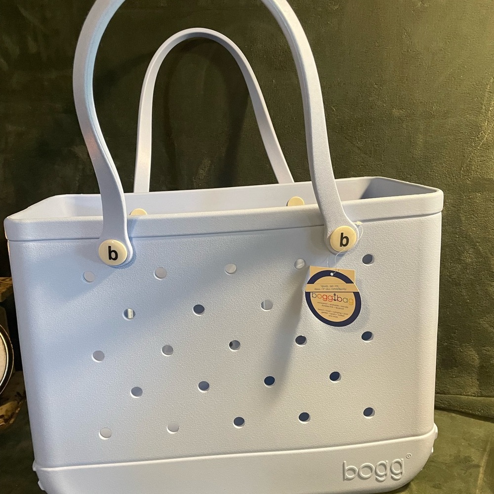 The Original LARGE Bogg Bag Carolina on My Mind Blue